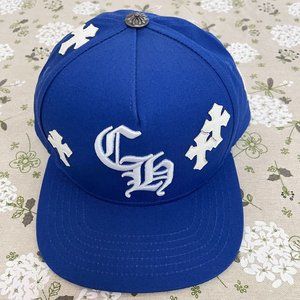 Chrome hearts Blue Snap Back Cap